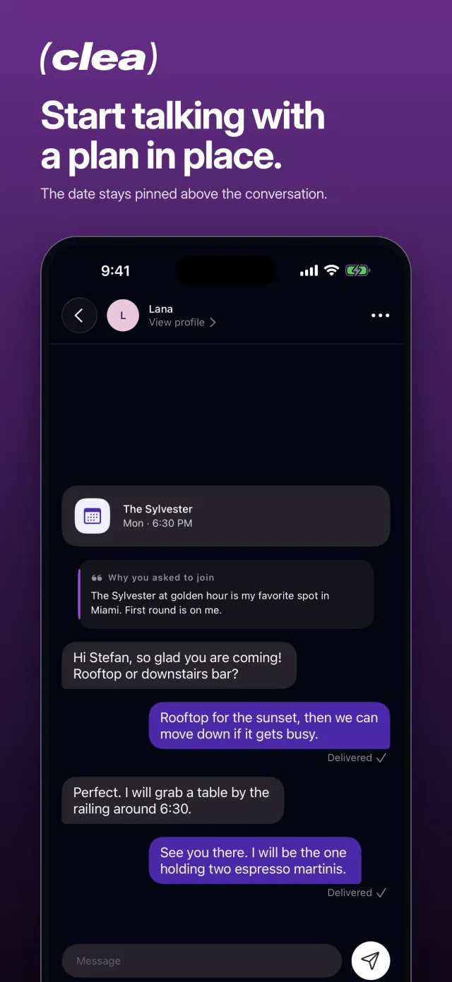 Chat once there is a plan